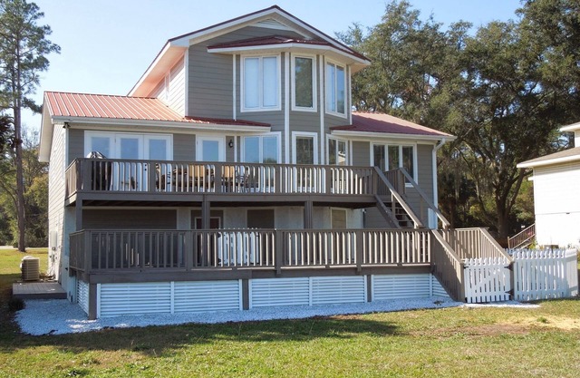 River Front House with Dock - Coastal Paradise