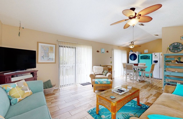 River view home with pool, game tables, playground, scenic balcony, & W/D