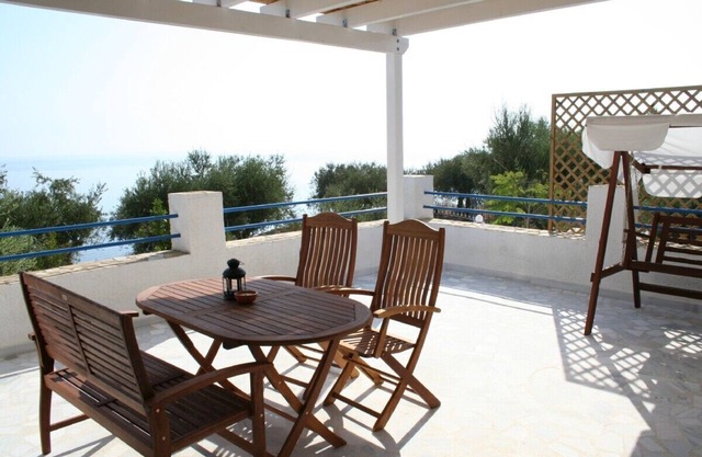 Romantic house above the sea with charming view