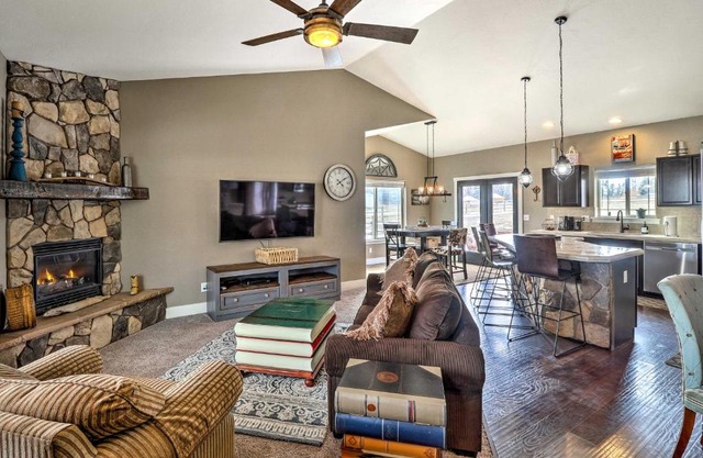 Rustic Glacier Gem with Patio, Fire Pit and Mtn Views!