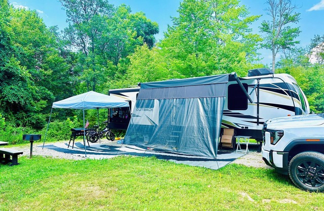 RV Site 4 at High Rock Hideaways: SITE RENTAL ONLY. We do not rent RV's/campers.