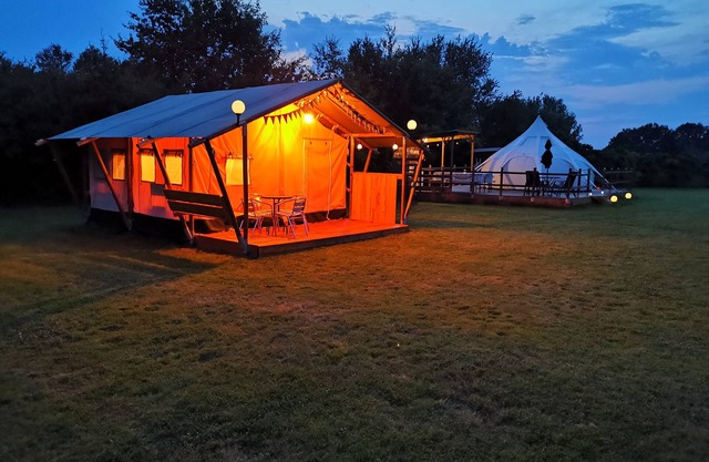 Safari Glamping Tent in the Dordogne