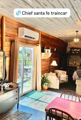 Santa Fe Traincars Private and Luxurious in the Country