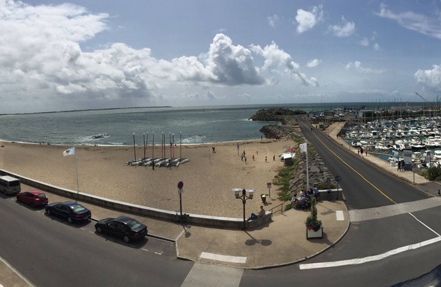 Sea and beach view