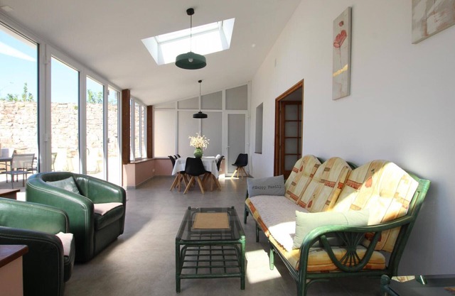 Seaside house with veranda and garden in Barneville-Carteret