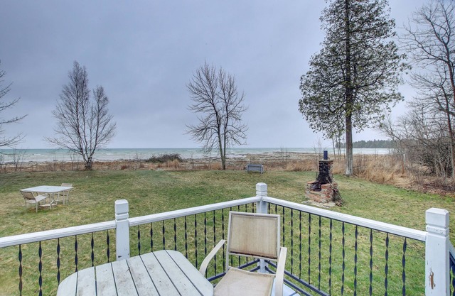 Serene Lakefront Baileys Harbor Home w/Deck!