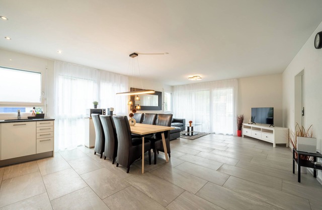 Serene Swiss Apt | scenic balcony views + parking + hi-speed wifi
