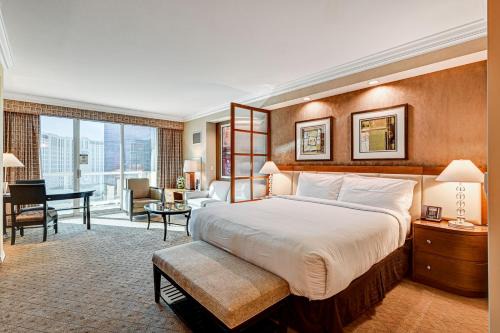 Sierra Studio at MGM Signature Tower 1 BALCONY STRIP VIEW
