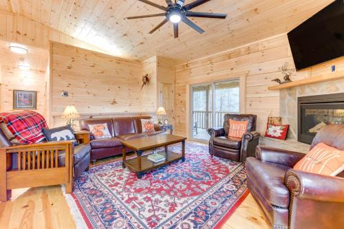 Smoky Mountain Cabin Rental with Hot Tub and Views!