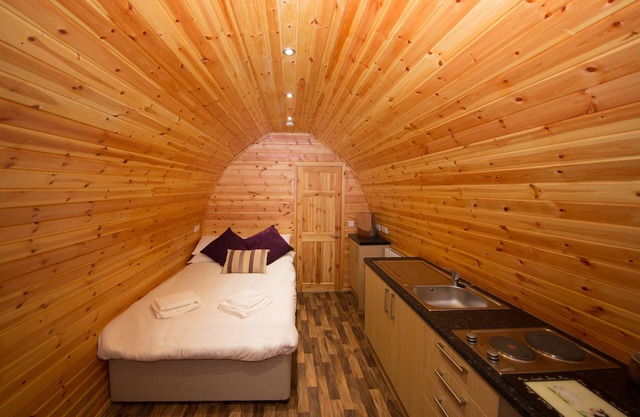 Somerset glamping pod with access to adventure activities.