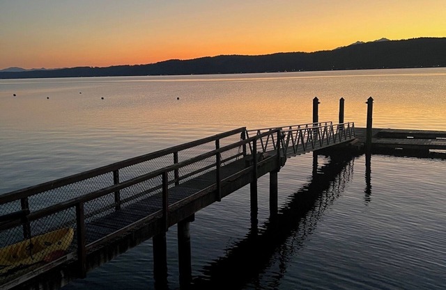 Spacious 2 bedroom home with 2 bedroom cabin on the water at Hood Canal.
