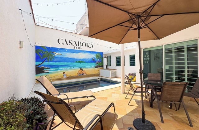 Spacious 5-bedroom house with AC, WiFi near to the beach