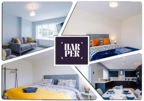 Spacious Detached House Driveway By Harperletting ShortLets & Serviced Accommodation Hawarden With Long or Short Stays Disc options