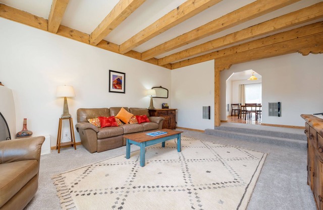 Spacious & private 3 bedroom home with large porch and mountain views.