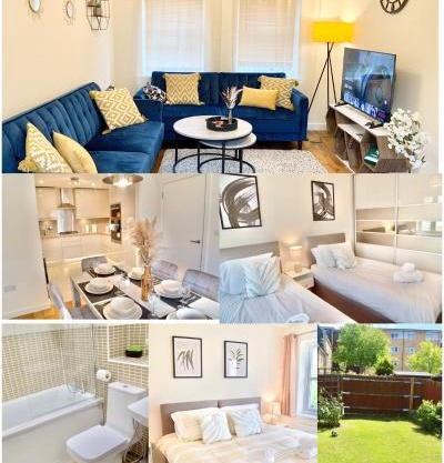 Spacious & Stylish Stay - Perfect for Families & Contractors ! 3 Bedroom House in Reading upto 3 Free Parking !