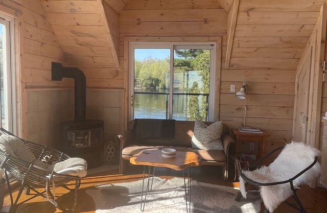 Spectacular Boathouse on Beautiful Skeleton Lake in Porcupine Bay