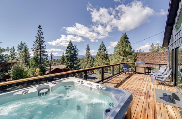Steps to Beach Family Home with Views in Tahoe City