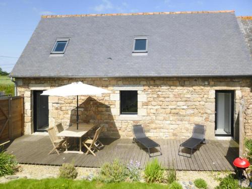 Stone House in Brittany near Sandy Beaches