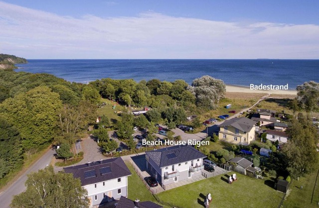 strandnah, Balkon, Meerblick, Sauna, gratis Nutzung vom AHOI Erlebnisbad und Sauna in Sellin - Beach House Palstek