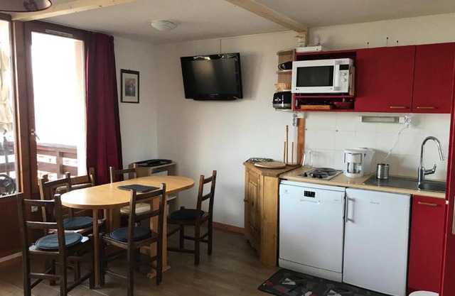 Studio chaleureux à Vallandry, 4 pers., proche pistes et commerces, animaux admis - FR-1-411-359