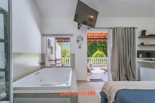 Studio em Petrópolis com hidromassagem