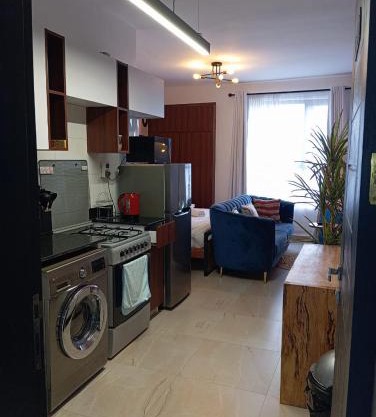 Studio with a Washing Machine