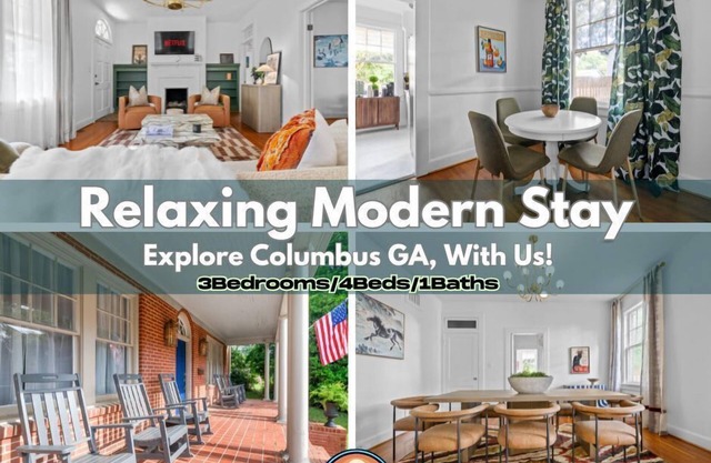 Stylish 3BR Retreat w/Porch, Garden & Fire Pit
