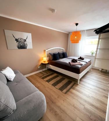 Sunset View - Design Apartment Hermannsblick, Parkplatz, Balkon