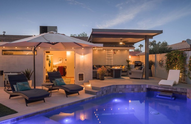 Swim Machine in Heated Pool, Spa, Misters, Detached Casita & Close to Old Town
