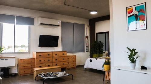 The Alexa tiny apartment city view