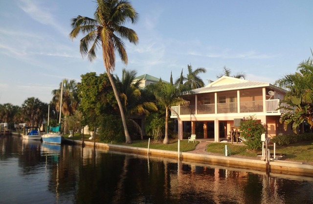 The Bokeelia Boathouse, waterfront, Boat Dock, Pine Island, Florida
