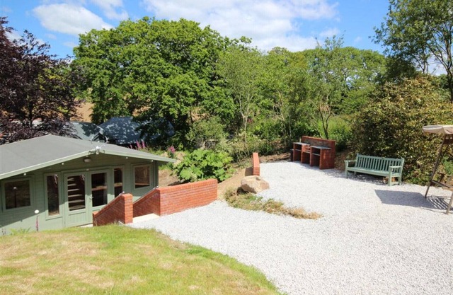 The Cabin at Little Bosveal, near the Helford River.lovely location