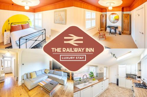 The Railway Inn MK - Victorian 3-Bedroom Home with Sauna, Jacuzzi Bath, FAST WI-FI & Free Parking