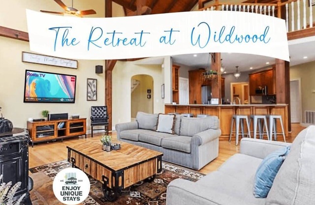 The Retreat at Wildwood - Hot Tub, Theater, & Deck