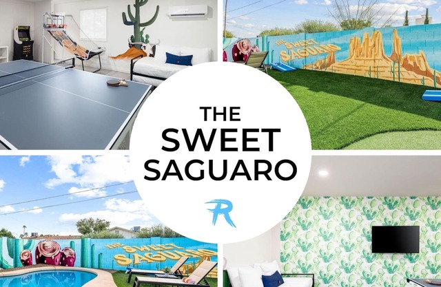 THE SWEET SAGUARO: POOL + SPA + PING PONG + MORE