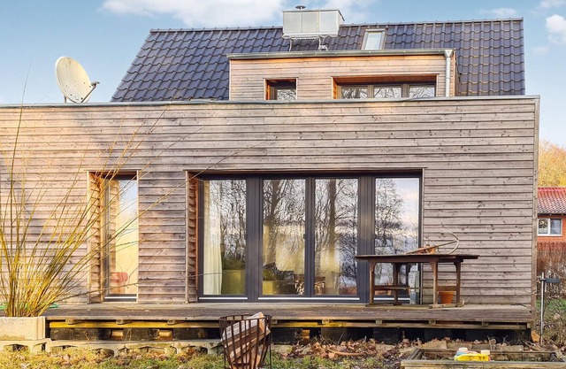 This is a great vacation home with sea view and stylishly designed interior.