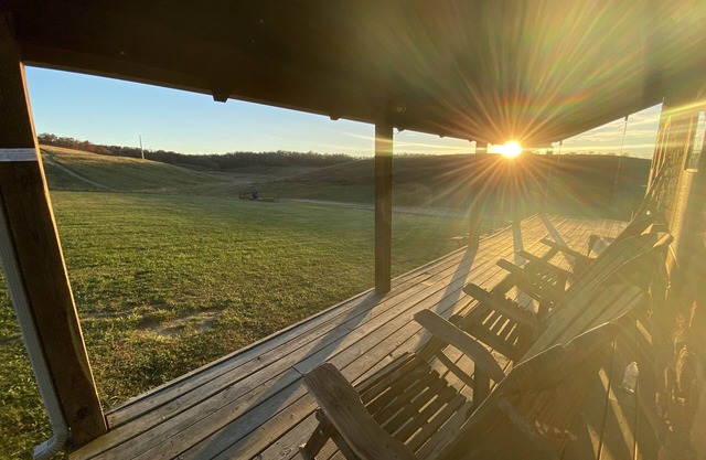 Timber Cabin Set on 300 Private Acres 20 Miles from Hocking Hills