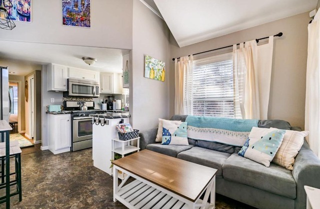 Tiny Home with Mountain Views BBQ & Family Perks