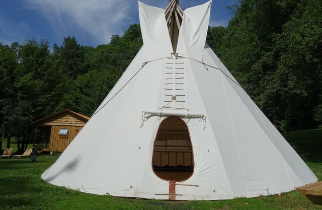 Tipi at Copperhead Retreat