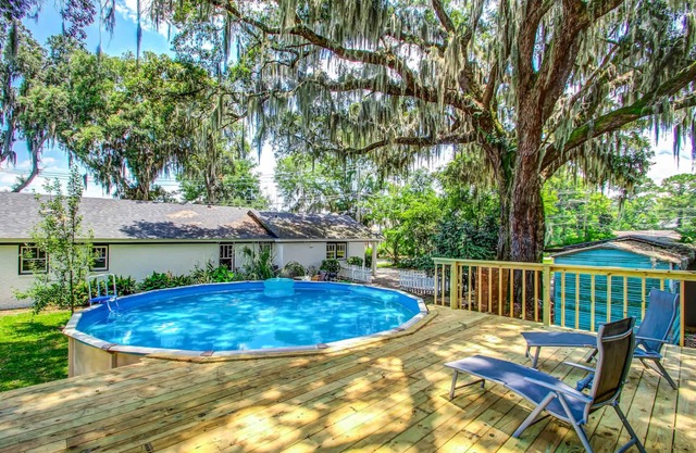 Two Units w/Gazebo & Pool-Swanky Savannah Style