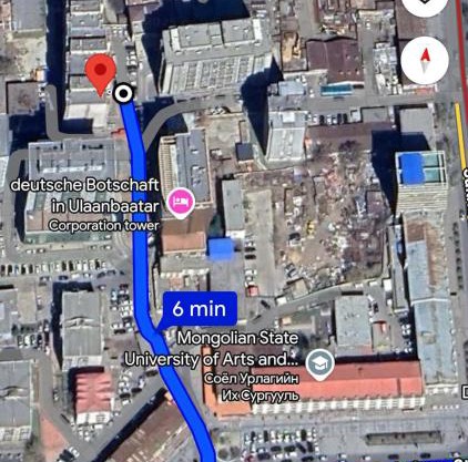 UB, 1-room, 900m north Sukhbaatar sq