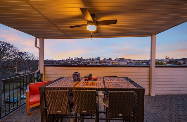 Ultimate Rooftop Double Games BBQ Skyline Views