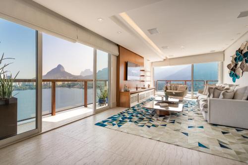Unhotel - Apartamento 2 Suítes com Vista Panorâmica para a Lagoa