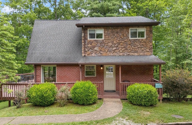 Updated Lake House, set atop the hill overlooking beautiful Deer Water Lake.