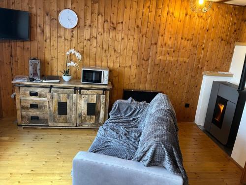 Urige idyllische Hütte mit Sauna