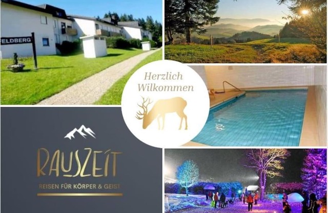 Urlaub auf 1.000 Meter Höhe mit Pool und Sauna