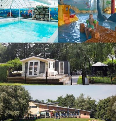 VakantieNoord, chalet 6p with veranda, located in Friesland, 5 stars camping on the lake