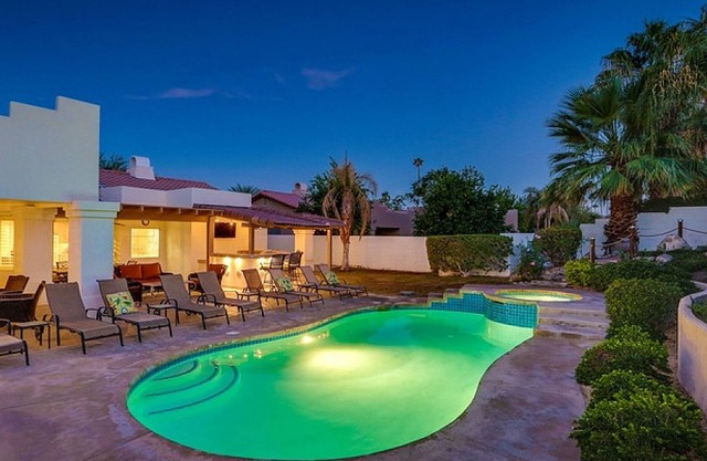Vibrant, Dog-Friendly Home with WiFi, Private Pool, Spa, & Outdoor Kitchen