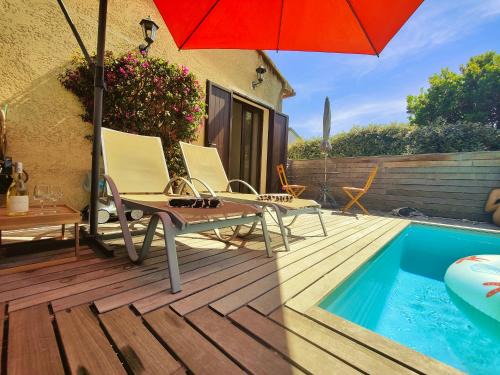 Villa avec piscine privée à Sisco
