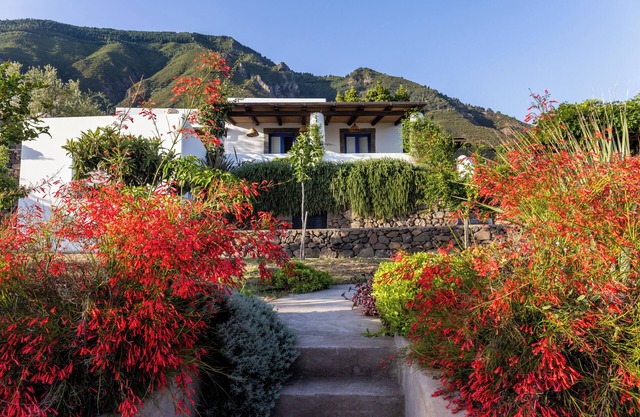 Villa Bianca - Aeolian villa with view and large garden close to the sea